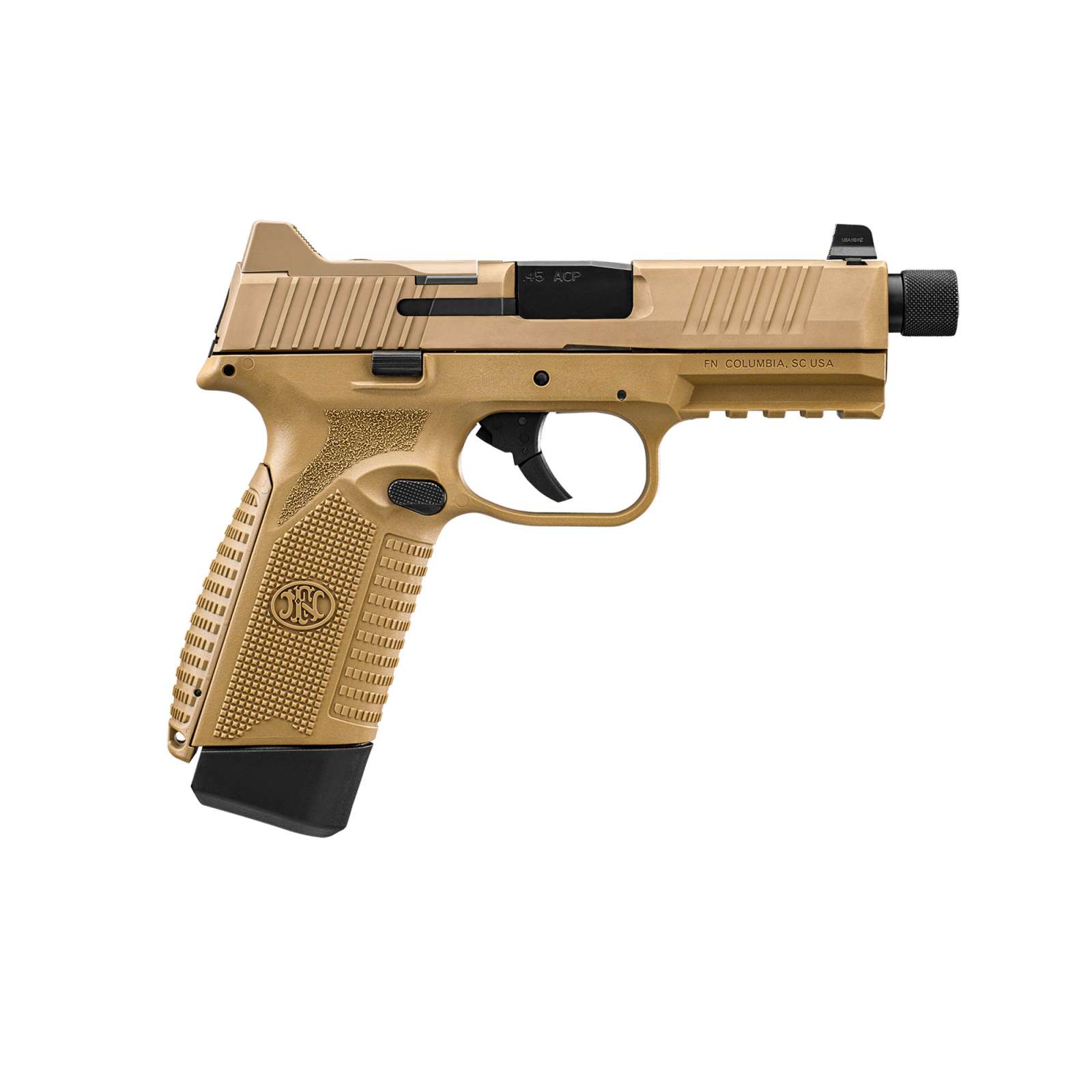 FN 545 TACTICAL 45ACP 4.71" FDE 2-10RD MAGS